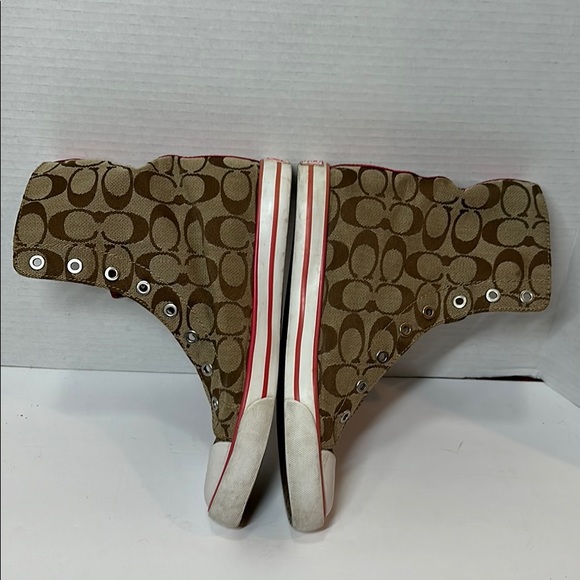 COACH Monogram high/low top sneakers - Picture 7 of 10